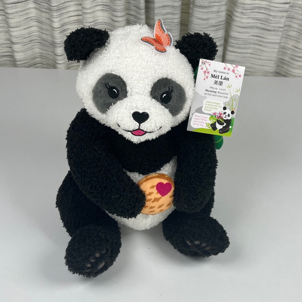 Little Brownie Bakers Girl Scout Panda Mei Lan Plush 2024 Heart Cookie Bamboo